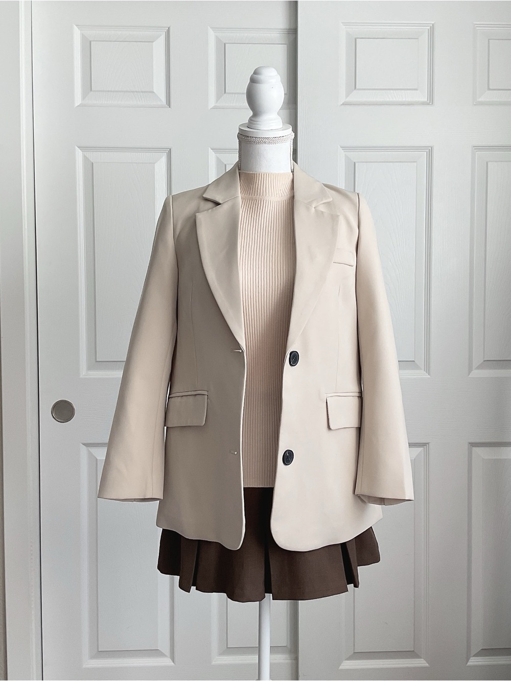 Beige blazer by J.ing